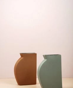 The Golden Triangle India Vases Frod Nordic Vase - Gray