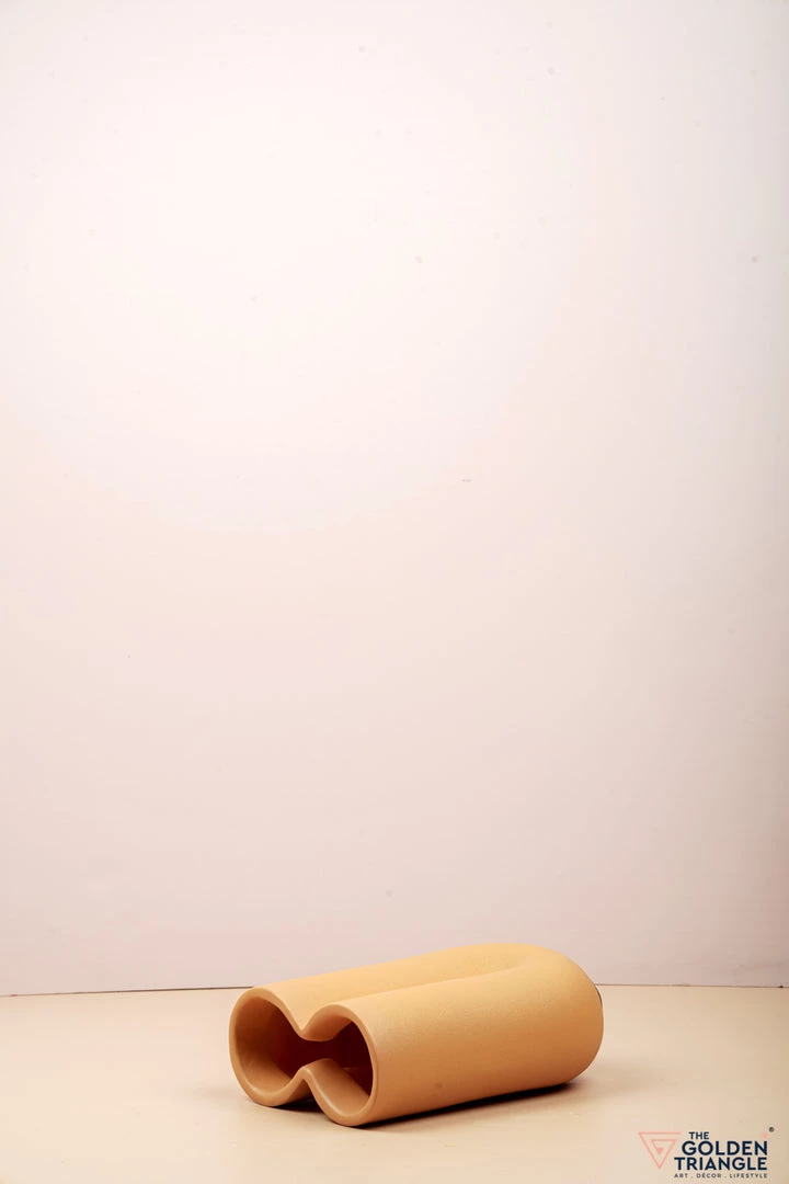 The Golden Triangle India Vases Tan U Vase 6 The Golden Triangle India Vases Tan U Vase