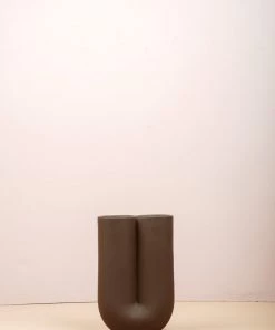 The Golden Triangle India Brown U Vase Vases