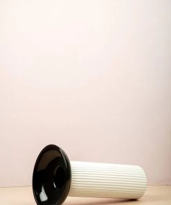 The Golden Triangle India Vases Bastien Ceramic Vase - White