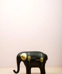 The Golden Triangle India Ellie Elephant - Black