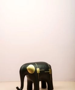 The Golden Triangle India Ellie Elephant - Black