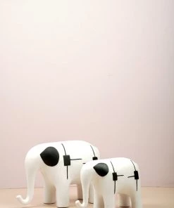 The Golden Triangle India Ellie Elephant - White Artefacts