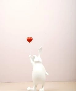 The Golden Triangle India Artefacts Rabbit Holding A Balloon