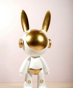 The Golden Triangle India Space Bunny - White Artefacts