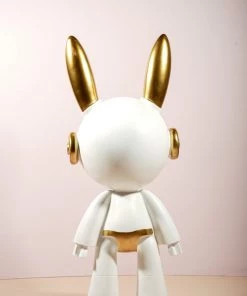 The Golden Triangle India Space Bunny - White Artefacts