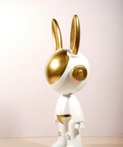 The Golden Triangle India Space Bunny - White Artefacts