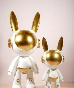 The Golden Triangle India Space Bunny - White Artefacts