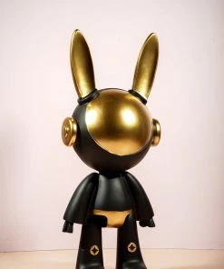 The Golden Triangle India Space Bunny - Black