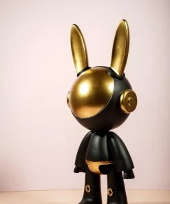 The Golden Triangle India Space Bunny - Black
