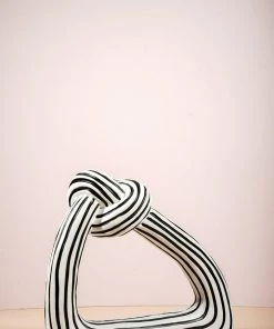 The-Golden-Triangle-India Nouer - Knotted Artefact - White And Black Artefacts