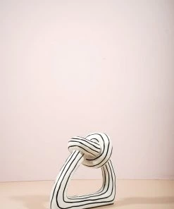 The-Golden-Triangle-India Nouer - Knotted Artefact - White And Black Artefacts