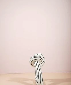 The-Golden-Triangle-India Nouer - Knotted Artefact - White And Black Artefacts