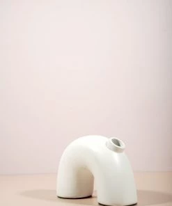 The Golden Triangle India Vases White Arch Vase - Short