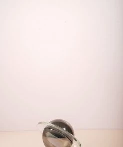 The-Golden-Triangle-India Artefacts Saturn Ring Tabletop Decor - Smoke