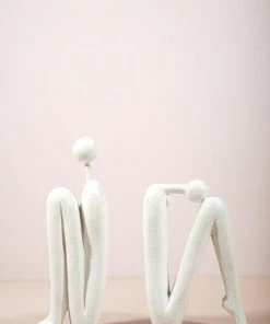 The-Golden-Triangle-India Artefacts Ballet Bookend - White