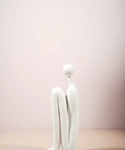 The-Golden-Triangle-India Artefacts Ballet Bookend - White