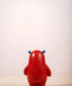 The Golden Triangle India Artefacts Billy Bear Standing - Red