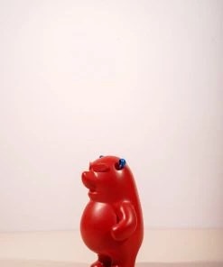 The Golden Triangle India Artefacts Billy Bear Standing - Red