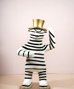 The-Golden-Triangle-India Artefacts Fuzzy Bear Wearing A Top Hat