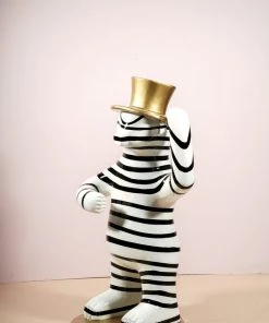 The-Golden-Triangle-India Artefacts Fuzzy Bear Wearing A Top Hat