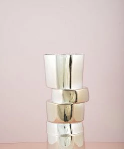 The Golden Triangle India Glitz Collection Cliff Metallic Silver Vase - Tall 9 The Golden Triangle India Glitz Collection Cliff Metallic Silver Vase - Tall