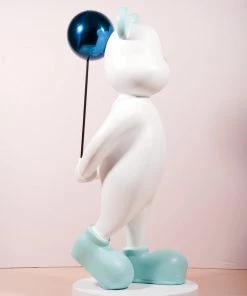 The Golden Triangle India White Bear Holding A Balloon Artefacts