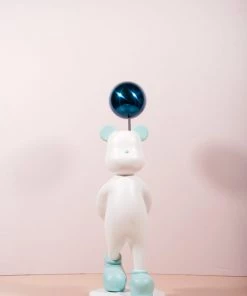 The Golden Triangle India White Bear Holding A Balloon Artefacts