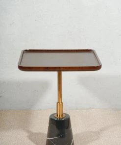 The-Golden-Triangle-India Furniture Kahlo Side Table - Black