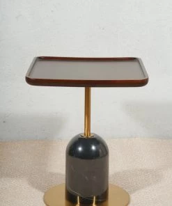 The-Golden-Triangle-India Furniture Fabiana Side Table - Black