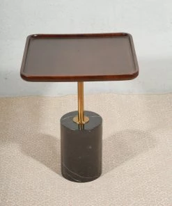 The-Golden-Triangle-India Azul Side Table - Black Furniture