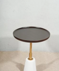 The-Golden-Triangle-India Furniture Dijon Side Table - Black