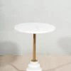 The-Golden-Triangle-India Furniture Rouen Side Table - White