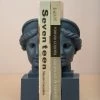 The-Golden-Triangle-India Lucia - Woman Sculpt Faced Bookend - Blue