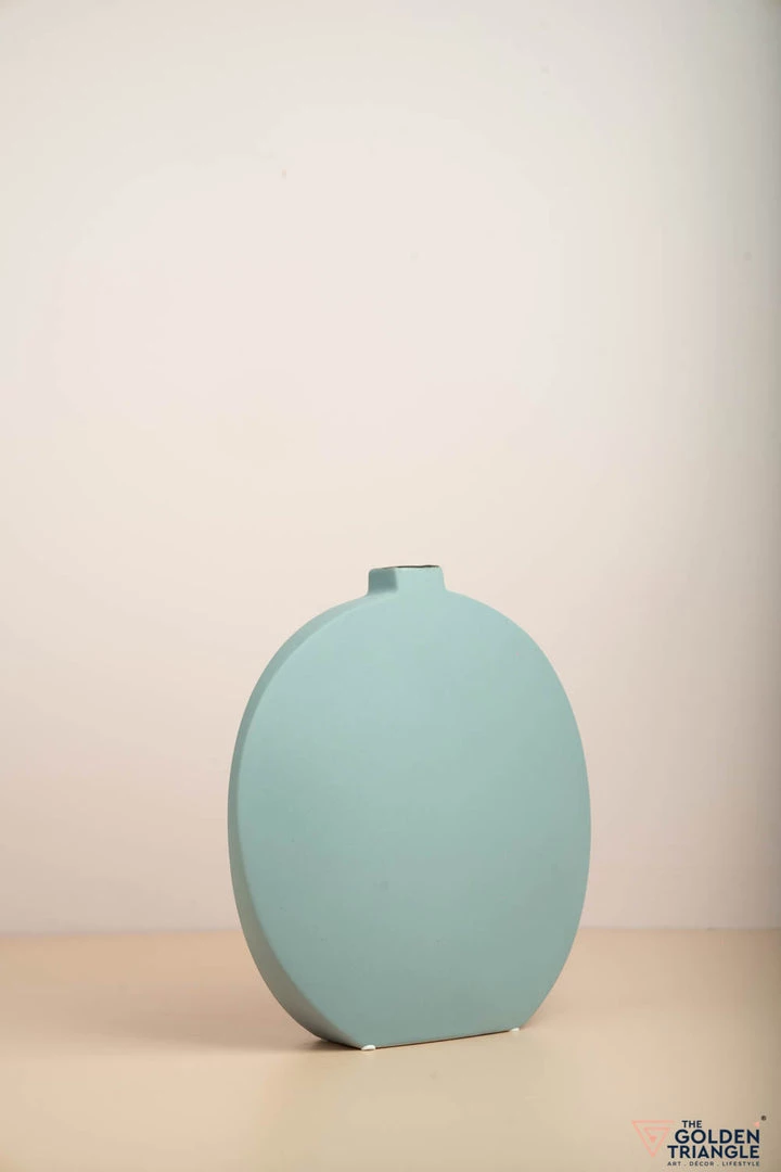 The Golden Triangle India Vases Iben Nordic Vase - Sky Blue 3 The Golden Triangle India Vases Iben Nordic Vase - Sky Blue
