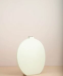 The Golden Triangle India Iben Nordic Vase - White Vases
