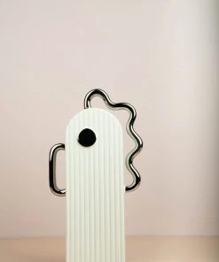 The Golden Triangle India Circuit Vase - Silver