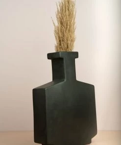 The Golden Triangle India Ivan Nordic Vase - Black Vases