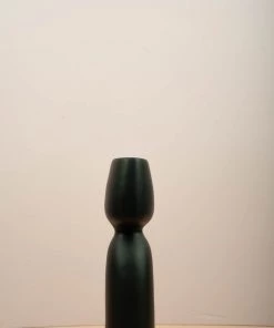 The Golden Triangle India Vases Canoe Vase - Black