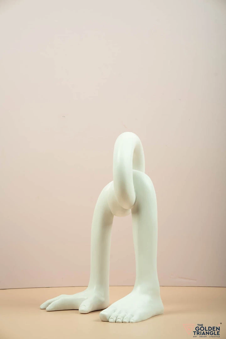 The Golden Triangle India Knotted Hand And Leg - White 7 The Golden Triangle India Knotted Hand And Leg - White