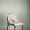 The-Golden-Triangle-India Stephen Suede Dining Chair - Grey