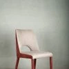 The-Golden-Triangle-India Furniture Stephen Suede Dining Chair - Rust