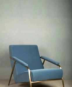 The-Golden-Triangle-India Odin Ocean Blue Lounge Chair