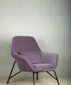 The-Golden-Triangle-India Alan Accent Chair - Purple