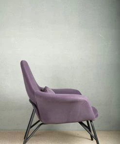 The-Golden-Triangle-India Alan Accent Chair - Purple