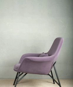 The-Golden-Triangle-India Alan Accent Chair - Purple