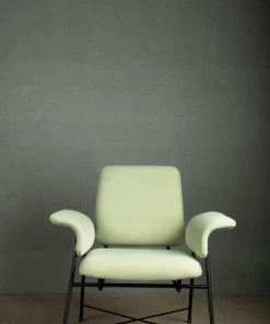 The-Golden-Triangle-India Furniture Mae Accent Chair - Mint Green