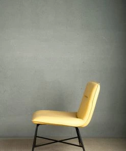 The-Golden-Triangle-India Furniture Yara Yellow Chair - Yellow