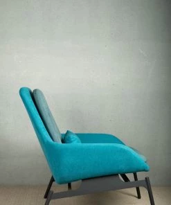 The-Golden-Triangle-India Theodore Teal Accent Chair - Teal Sale