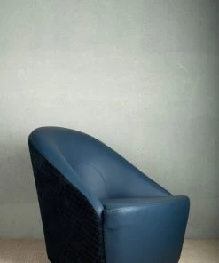 The-Golden-Triangle-India Archie Accent Chair - Blue Sale